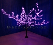 Дерево уличное Сакура, 1000 диодов фиолетового цвета, высота 1,7м