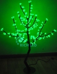 Светодиодное дерево Сакура Rich LED, 1,1 м, 200 LED, 24 B, IP65, зелёное