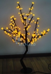 Светодиодное дерево Сакура Rich LED, 1,1 м, 200 LED, 24 B, IP65, жёлтое