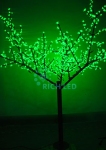 Светодиодное дерево Сакура Rich LED, 2,5м, 1440 LED, 24 B, IP65, зелёное