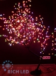 Светодиодное дерево Сакура Rich LED, 2,5м, 1440 LED, 24 B, IP65, RGB