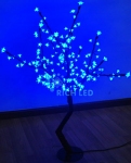 Светодиодное дерево Сакура Rich LED, 1,1 м, 200 LED, 24 B, IP65, синее