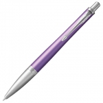 Ручка шариковая PARKER "Urban Premium Violet CT", корпус фиолетовый, хромированные детали, синяя, 1931623