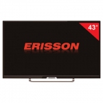 Телевизор ERISSON 43FLES85T2SM, 43'' (108 см), 1920х1080, Full HD, 16:9, Smart TV, Wi-Fi, черный