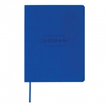 Дневник 1-11 класс 48 л., обложка кожзам (гибкая), термотиснение, BRAUBERG "LATTE", синий, 105441