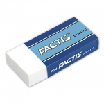 Ластик FACTIS Plastic P 24, 50х24х10 мм, белый, прямоугольный, мягкий, CPFP24