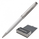 Ручка шариковая PARKER "Sonnet Premium Metal & Pearl Lacquer CT", корпус жемчужный лак, палладиевые детали, черная, 1931550