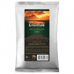 Чай GREENFIELD (Гринфилд) "Rich Ceylon", черный, листовой, 250 г, пакет, 0973-15