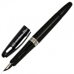 Ручка перьевая PENTEL (Япония) "Tradio Calligraphy", корпус черный, линия письма 1,8 мм, черная, TRC1-18A