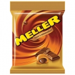 Конфеты-ирис MELLER (Меллер) с шоколадом, 100 г, пакет, 21161