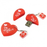 Флеш-диск сувенирный 16 GB, SMARTBUY Wild "Сердце", USB 2.0, SB16GBHeart