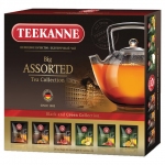Чай TEEKANNE (Тиканне) "Big Assorted", 6 вкусов черного и зеленого чая, 24 пакетика, 0306_4815