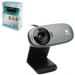 Веб-камера LOGITECH C310, 5 Мпикс., микрофон, USB 2.0, черная, регулируемое крепление