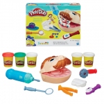 Набор для творчества PLAY-DOH Hasbro "Мистер Зубастик", пластилин 5 цветов + аксессуары, в коробке, B5520