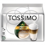Кофе в капсулах JACOBS "Latte Macchiato" для кофемашин Tassimo, 8 шт. х 7 г+капсулы с молоком 8 шт. х 21,7 г, 8052282