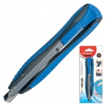 Нож канцелярский 9 мм MAPED ,"Zenoa", автофиксатор, цвет корпуса синий, блистер, 086010