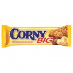 Батончик-мюсли "CORNY BIG" (Корни Биг), злаковый c бананом и молочным шоколадом, 50 г, бзк002