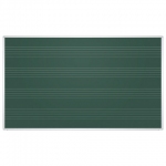 Доска для мела магнитная 85x100 см, зеленая, ПОД НОТЫ, алюминиевая рамка, 2х3 EDUCATION, TKU8510P