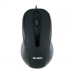 Мышь проводная SVEN RX-170, USB, 2 кнопки + 1 колесо-кнопка, оптическая, чёрная, SV-03200170UB