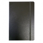 Блокнот МАЛЫЙ ФОРМАТ (95х145 мм) А7+, BRAUBERG "Select", 64 л., балакрон, резинка, линия, черный, 128048