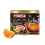Чай TEEKANNE (Тиканне) "Earl Grey Citrus", черный, бергамот/цитрус, листовой, 150 г, ж/б