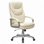 Кресло офисное BRABIX PREMIUM "Nord EX-590", серебристый пластик, экокожа, бежевый, 532098
