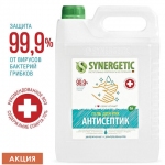 Антисептик-гель для рук спиртосодержащий (70%) 5л SYNERGETIC, 300004