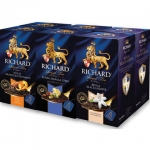 Чай RICHARD "Orange&Cinnamon+Masala+Jasmine", НАБОР 6 упаковок по 25 пакетиков, пакетик 2 г, 101249