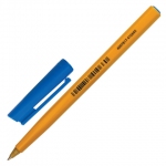 Ручка шариковая STAEDTLER (Германия) "Stick", Синяя, корпус желтый, узел 0,8 мм, линия письма 0,25 мм, 430 F-3