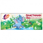 Пластилин классический ЛУЧ "Zoo", 6 цветов, 81 г, картонная коробка, 19С 1271-08