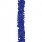 Мишура 1 штука, диаметр 50 мм, длина 2 м, синяя, 5-180-5