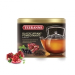 Чай TEEKANNE (Тиканне) "Blackcurrant-Pomegranate", черный, смородина/гранат, листовой, 150 г, ж/б