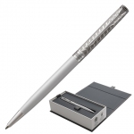 Ручка шариковая PARKER "Sonnet Premium Metal & Pearl Lacquer CT Slim", тонкая, корпус жемчужный лак с гравировкой, черная, 1931551