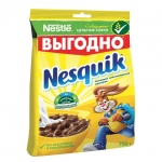 Шарики NESQUIK (Несквик) шоколадные, 700 г, мягкий пакет, 12322087