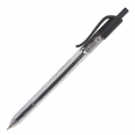 Ручка шариковая масляная автоматическая BRAUBERG "Extra Glide R", ЧЕРНАЯ, узел 0,7 мм, линия письма 0,35 мм, 142933