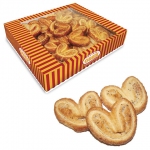 Печенье СЕМЕЙКА ОЗБИ "Мини-плюшки", ушки с маком и сахаром, 500 г, гофрокороб, 991