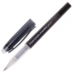 Ручка стираемая гелевая PAPER MATE "Erasable Gel", ЧЕРНАЯ, корпус черный, узел 0,7 мм, линия письма 0,5 мм, 1994725
