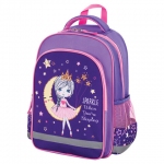 Рюкзак ПИФАГОР SCHOOL для начальной школы, Moon princess, 38х28х14 см, 228828