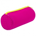 Пенал-тубус BRAUBERG, сетка, "Neon", розовый, 21х8х8 см, 229024
