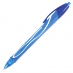 Ручка гелевая автоматическая BIC "Gelocity Quick Dry", СИНЯЯ, узел 0,7 мм, линия письма 0,35 мм, 950442